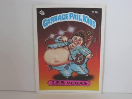 117b LES Vegas 1986 Topps Garbage Pail Kids Card